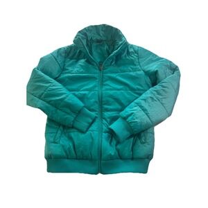 Oakley Women's Quilted Puffer Jacket Lightweight Size Small Zip Up. Blue